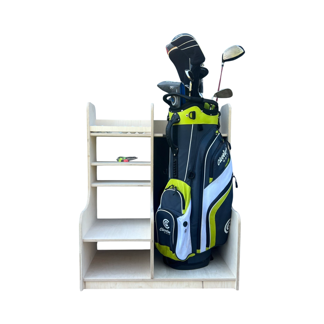 Rack and Roll | Golf Bag Gear Rack