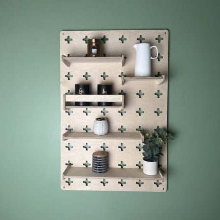 Rack and Roll | Pegboard Shelving Rack