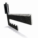 MONKS Ski & Fishing Rod Rack - Recycled Plastic Wall Mount Storage